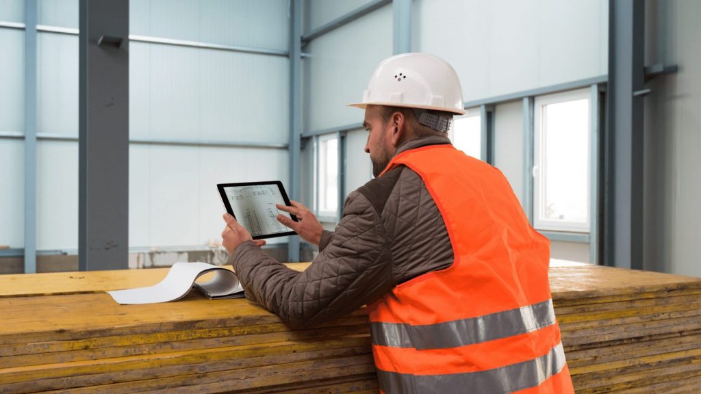 Gathered QHSE data blog - Man on Ipad